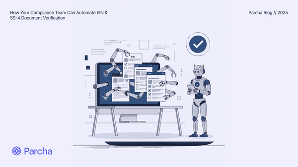 How Your Compliance Team Can Automate EIN & SS-4 Document Verification